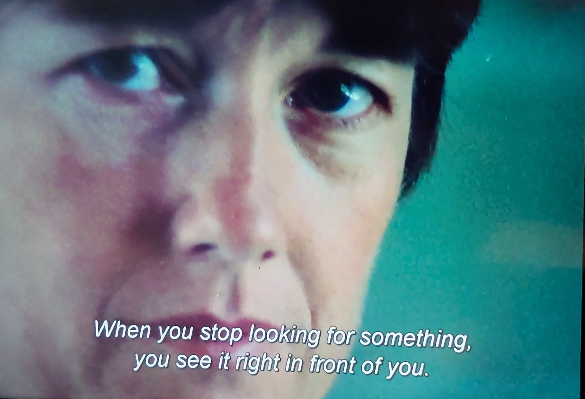 When you stop looking for something you see it right in front of you